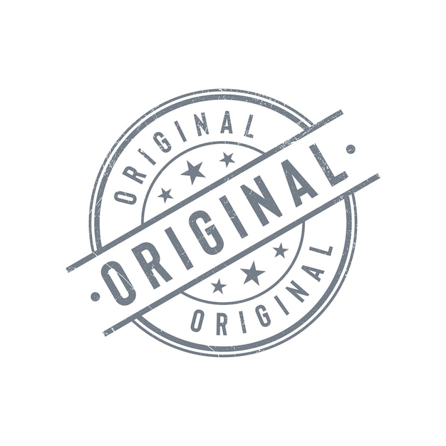 Oryginalny stempel wektor szablon