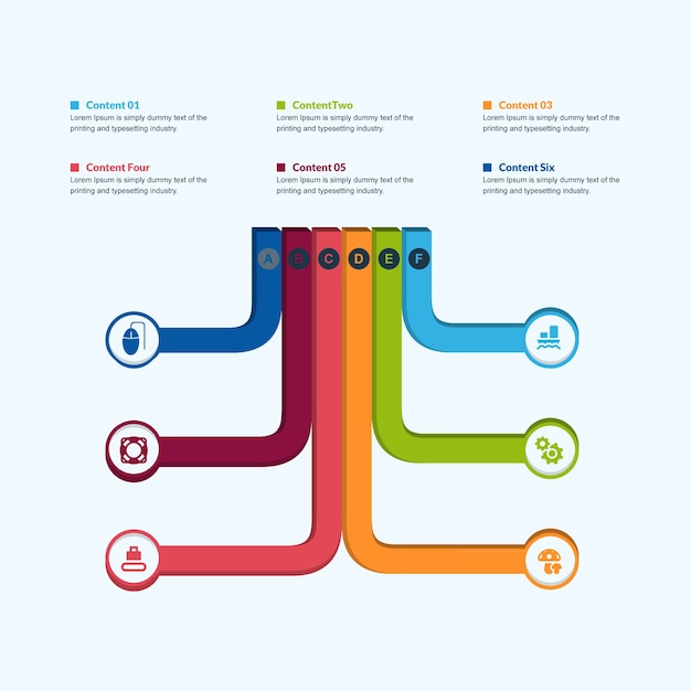 Oś Czasu Infografika Z Diagramem Przepływu Pracy Lub Procesu