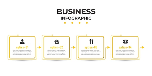 Oś Czasu Szablonu Infografiki