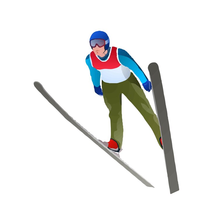 Wektor osoba jadąca na snowboardzie ilustracja, jazda na snowboardzie sylwetka na nartach, sport.