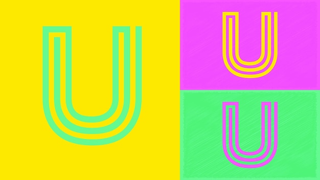 ostatni tekst logo szablon wektor