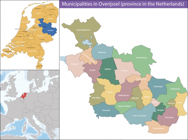 Overijssel Jest Prowincją Holandii