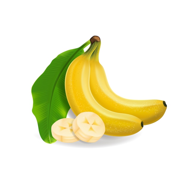 Owoce bananowe Egzotyczne desery z naturalnych roślin tropikalnych