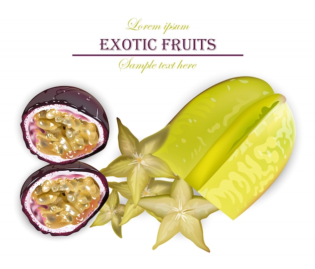 Owoce Starfruit I Marakuja