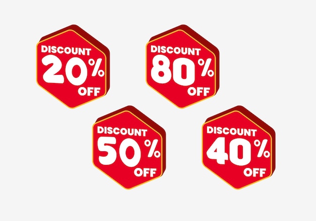 Oznaki cenowe kolekcja wektorowa Banery sprzedaży wstążkowe izolowane Nowe oferty kolekcji Ilustracja wektorowa