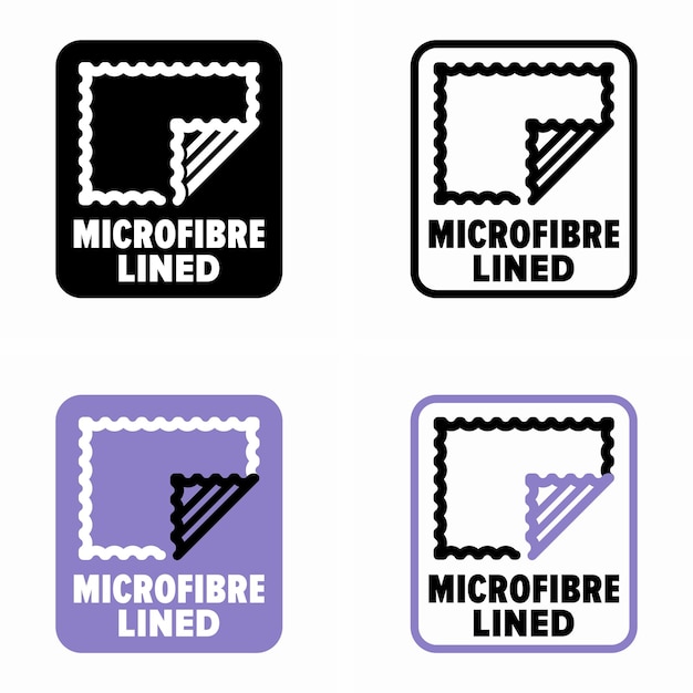 Oznakowanie Informacyjne Wektorowe Z Mikrofibry