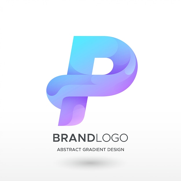 P Logo gradientu