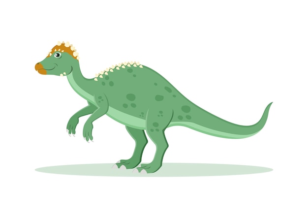 Plik wektorowy pachycefalozaur dinozaur postać z kreskówki ilustracja wektorowa