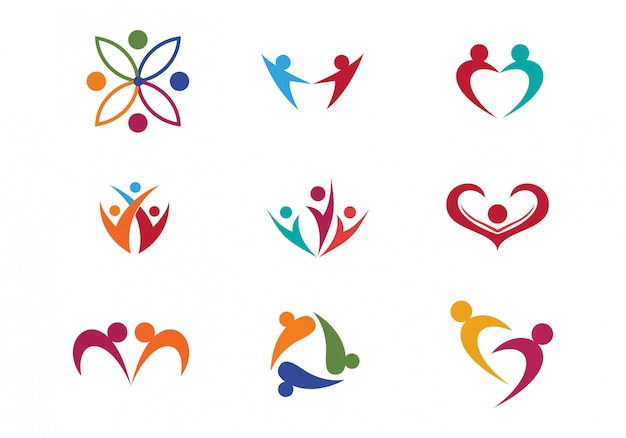 Plik wektorowy pack of healthcare logo / icon design