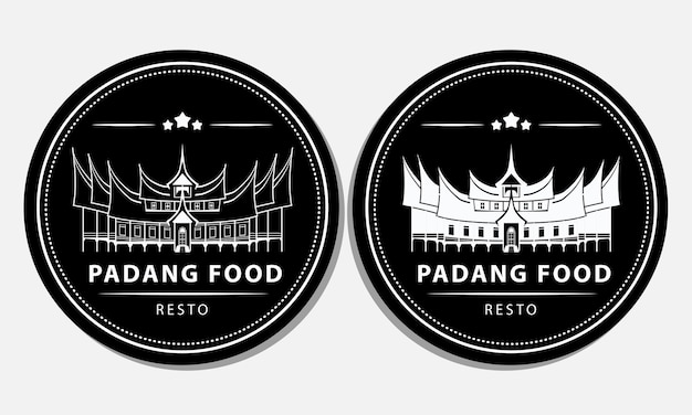 Padang Food Logo Vintage Logo