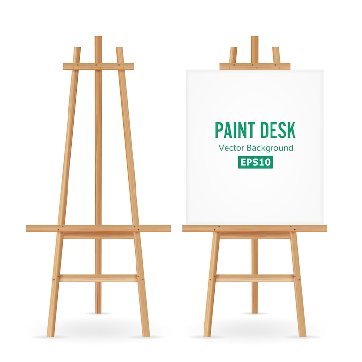Wektor paint desk vector
