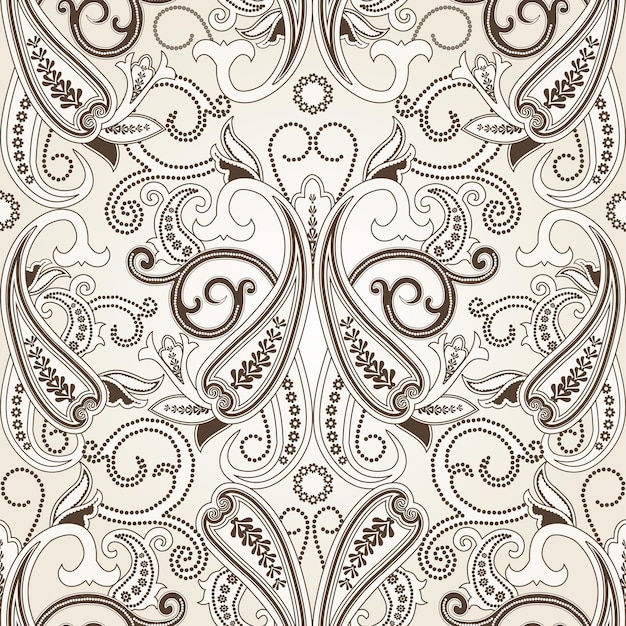 Paisley ozdoby bezszwowe tło wzór
