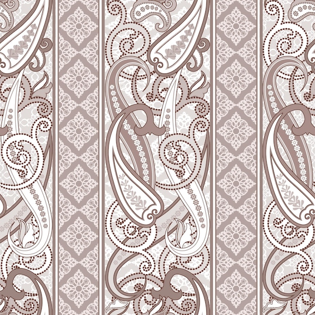 Paisley tło z wschodnimi ornamentami