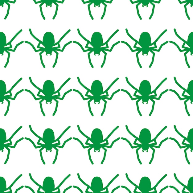 Plik wektorowy pająk bez szwu deseń na białym tle owad wzór nadruku na tekstyliach papierowym opakowaniu