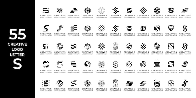 Pakiet Kreatywnego Projektowania Logo Litera S