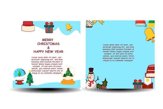 Pakiet Szablonów Christmas Post Stories. Posty Z życzeniami Wesołych świąt, Szablony Mediów Społecznościowych.