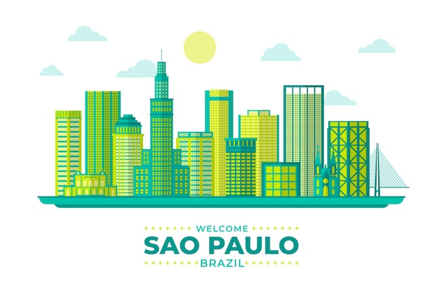 Panoramę Sao paulo