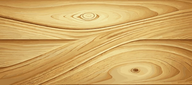 Plik wektorowy panoramiczna tekstura jasnego drewna z sękami vector