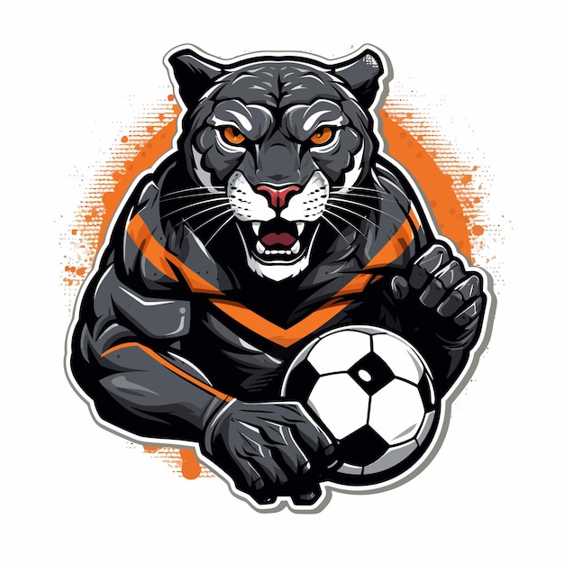 Panther_cougar_jaguar_cat_soccer_football_mascot