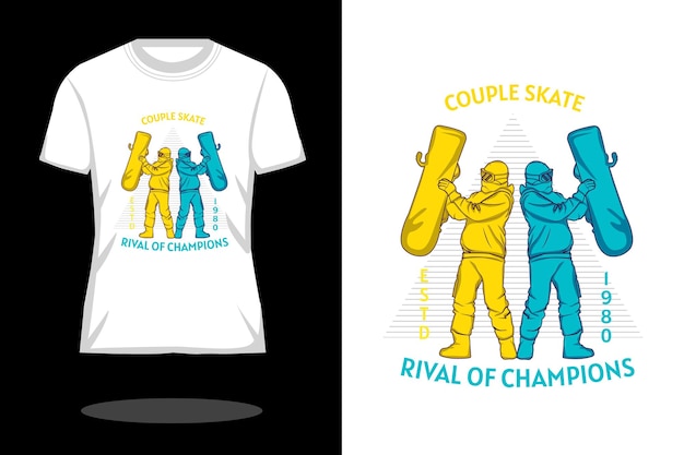 Para Skate Retro T Shirt Projekt