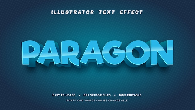 Plik wektorowy paragon_editable_text_style_effect