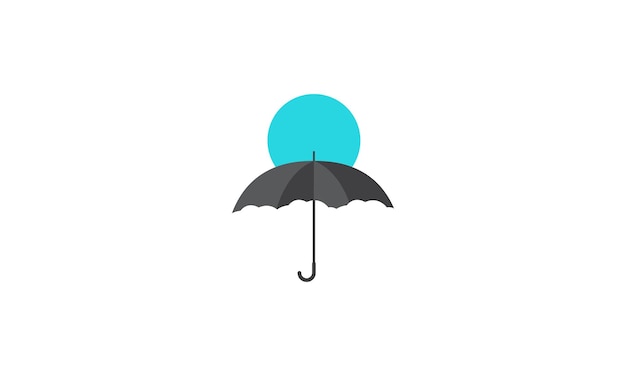 Parasol abstrakcyjny styl nowoczesny logo wektor symbol ikona projekt graficzny ilustracja