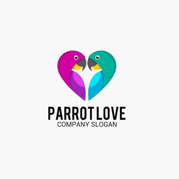 Plik wektorowy parrot logo