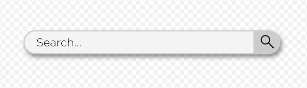 Plik wektorowy pasek wyszukiwania element sieciowy z polem tekstowym i przyciskiem wyszukiwania nawigator wyszukiwania pasek wyszukiwania dla interfejsu użytkownika