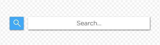 Plik wektorowy pasek wyszukiwania element sieciowy z polem tekstowym i przyciskiem wyszukiwania nawigator wyszukiwania pasek wyszukiwania dla interfejsu użytkownika