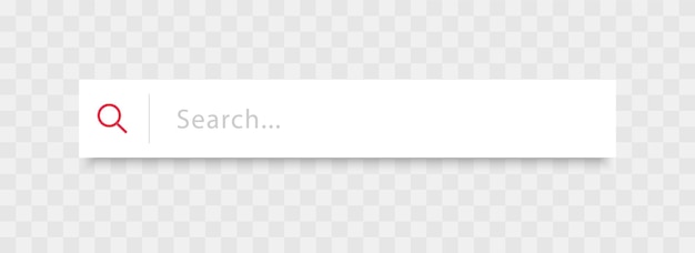 Pasek Wyszukiwania Interfejsu Użytkownika I Witryny Internetowej Projekt Elementu Wektora Pola Wyszukiwania