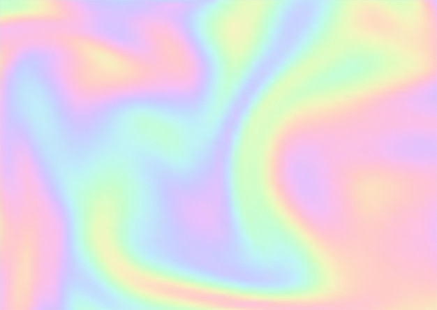 Pastelowy hologram w stylu gradientowego rozmycia tła