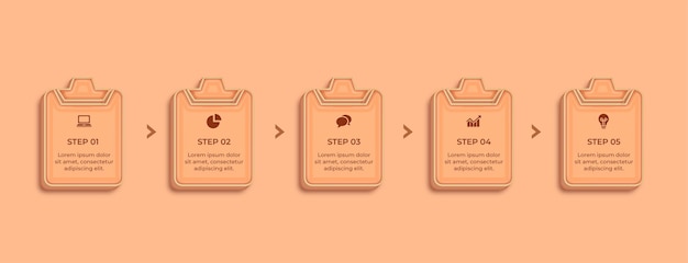 Peach Fuzz Infographics Przyciągające projekty dla każdej branży