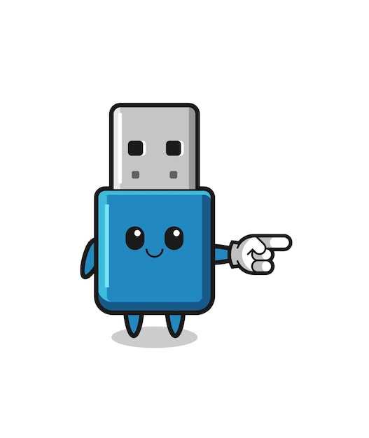 Pendrive Maskotka Usb Wskazujący Prawy Gest