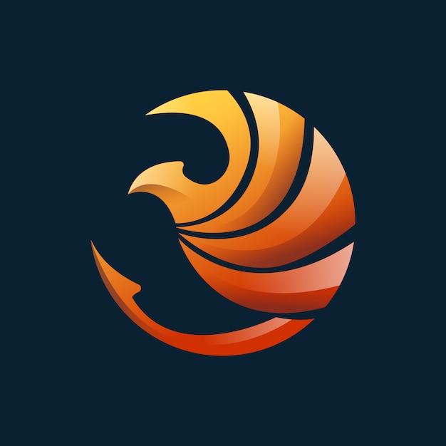 Phoenix Nowoczesne Logo 3d