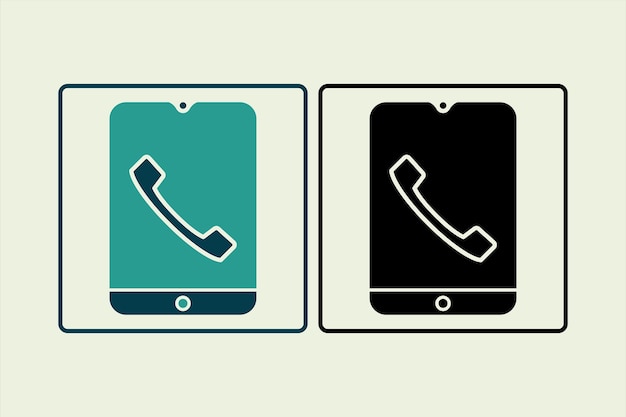 phone call icon icon related to UI elements suitable for web site app user interfaceselement printable etc solid icon style simple vector design editable