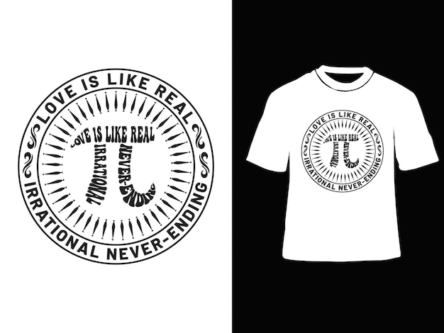 pi day t-shirt design vector pliki svg