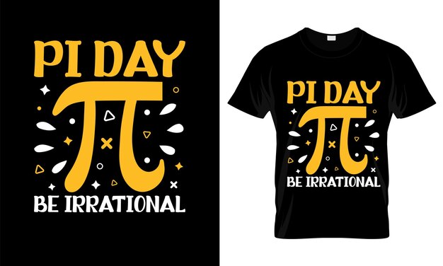 Pi Day wektor Pi Day ilustracja vintage graficzny projekt koszulki
