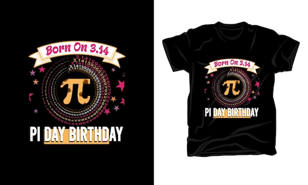 pi dzienna koszula typografia graficzna2024