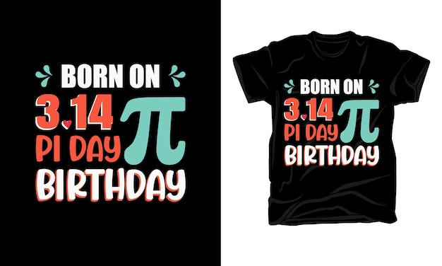 pi dzienna koszula typografia graficzna2024