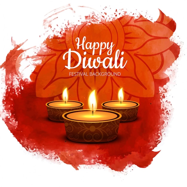 Piękne kolorowe tło diwali