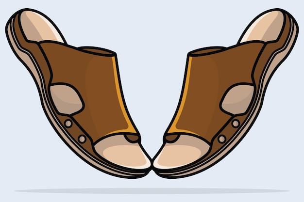 Piękne Lady Flat Slipper Shoes Para ilustracji wektorowej Obiekty mody piękności koncepcja ikony Para nowo przybyłych kobiet wieczornych projektów wektorowych pantofli
