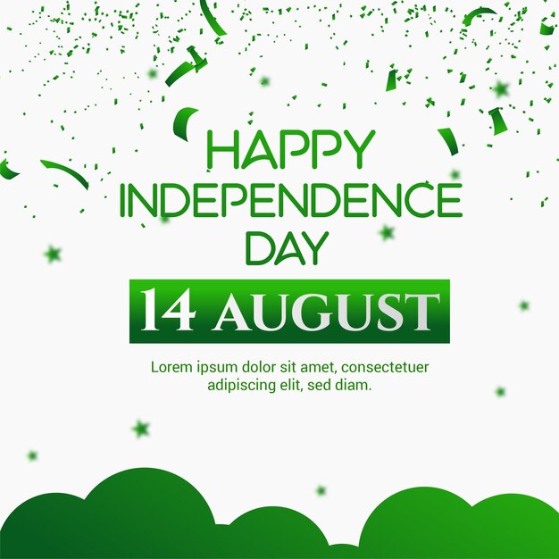 Piękne Obchody Dnia Niepodległości Post Edytowalny