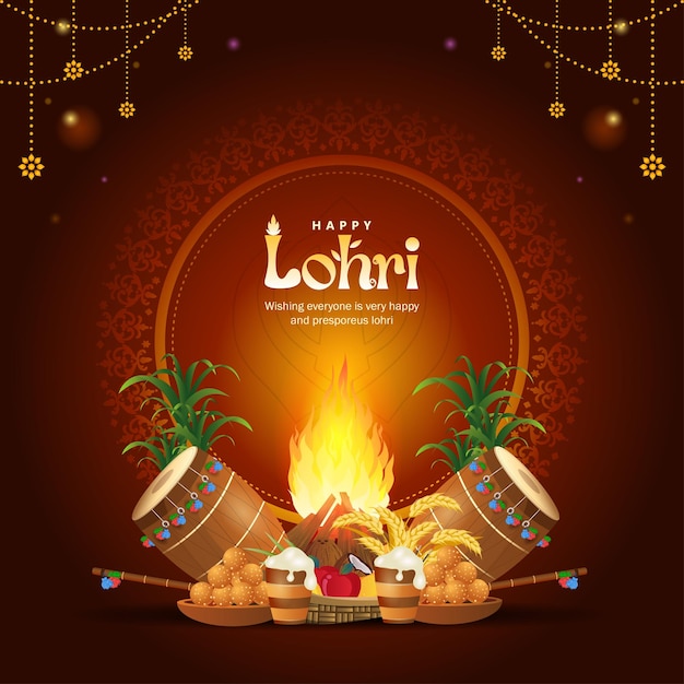 Piękne tło festiwalu Lohri