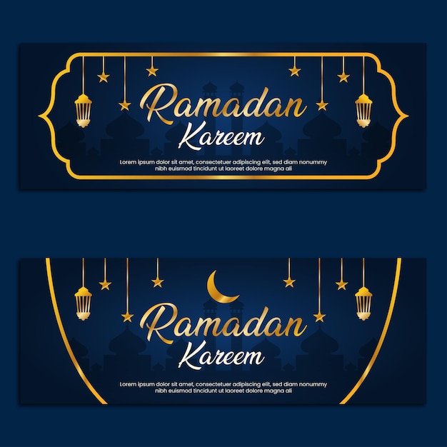 Piękny Baner Ramadan Kareem