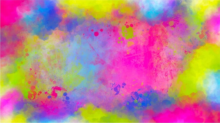Wektor piękny i elegancki kolorowy festiwal holi tekstura tło