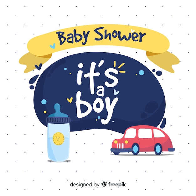 Piękny Jest Szablon Baby Shower Chłopca