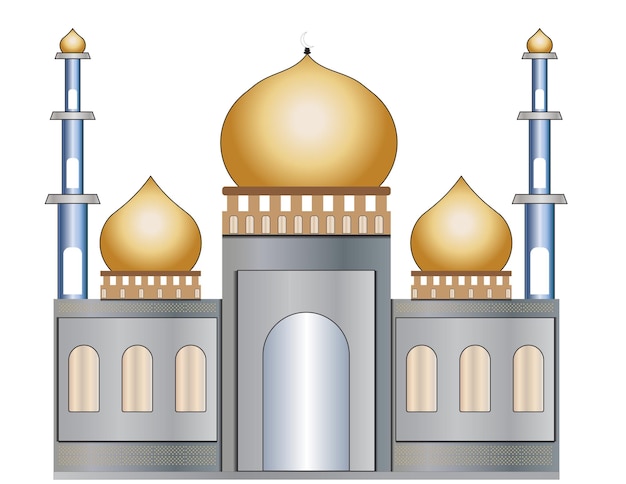 Plik wektorowy piękny meczet clipart darmowych wektorów