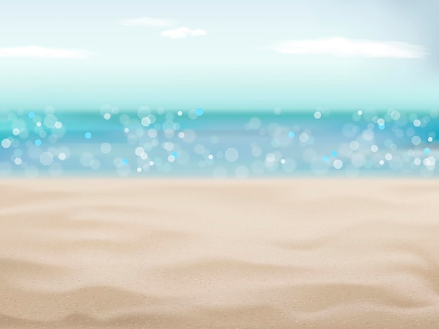 Piękny piasek na plaży w tle