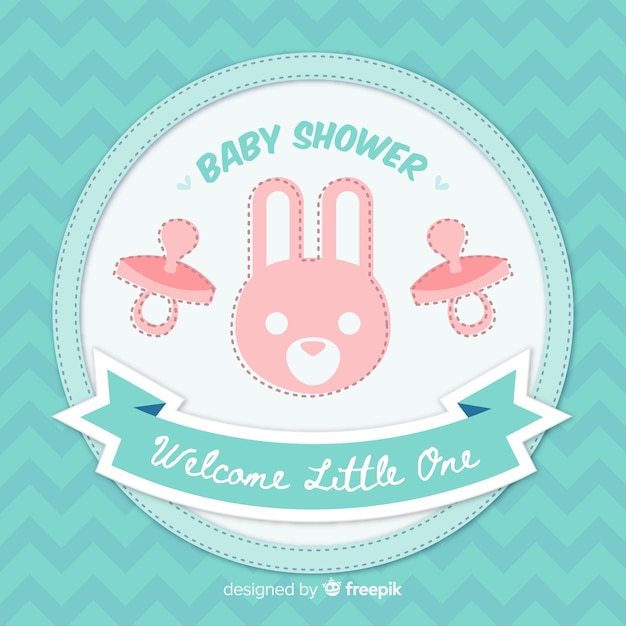 Piękny projekt baby shower