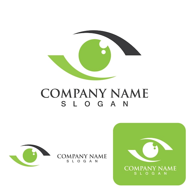 Pielęgnacja oczu logo Branding Identity Corporate
